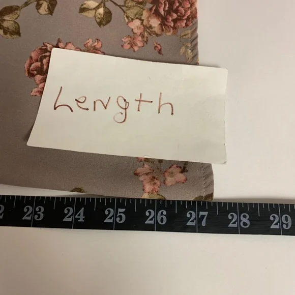 Xhilaration Womens Blouse SZ XXL taupe floral illusion bodice romantic cottageco - Picture 7 of 7